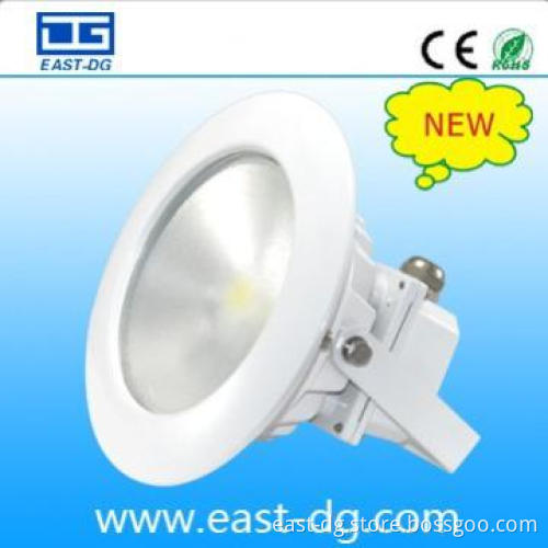 White aluminum round COB downlight LED, CE&RoHs approved
